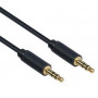 Mercodan Pro Minijack 5,0 m, Ultra Soft Audiokabel