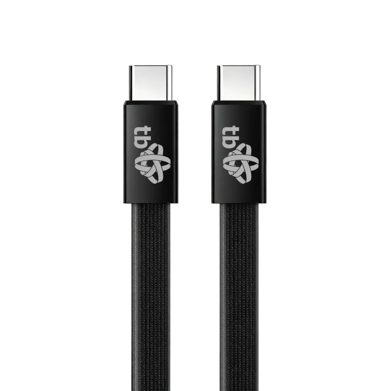 TB USB 2.0 Kabel USB-C auf USB-C, 1 m, 60 W, Schwarz
