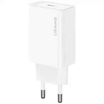 Usams Ladegerät T69 20W USB-C weiß