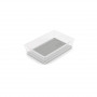 KIS Box Sistemo Organizer 7 22,5 x 15,5 x 5 cm durchsichtig/hellgrau