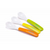 Kidsme Löffelset (3 Stk.), orange, gelb, grün, ab 3 Monaten