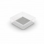 KIS Box Sistemo Organizer 6 15 x 15 x 5 cm transparent/hellgrau
