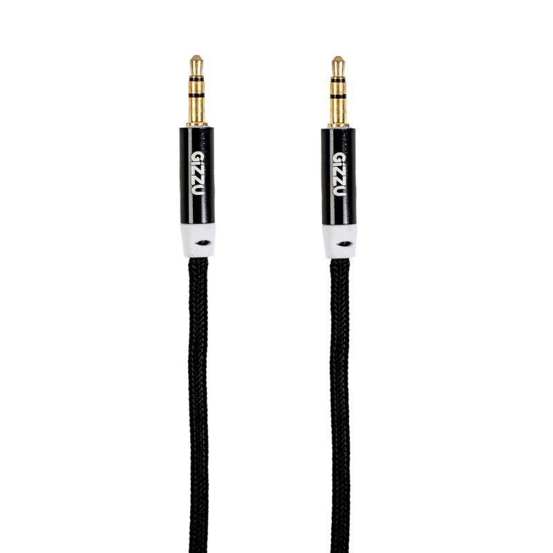 Gizzu 3,5mm AUX-Kabel 2m – Schwarz