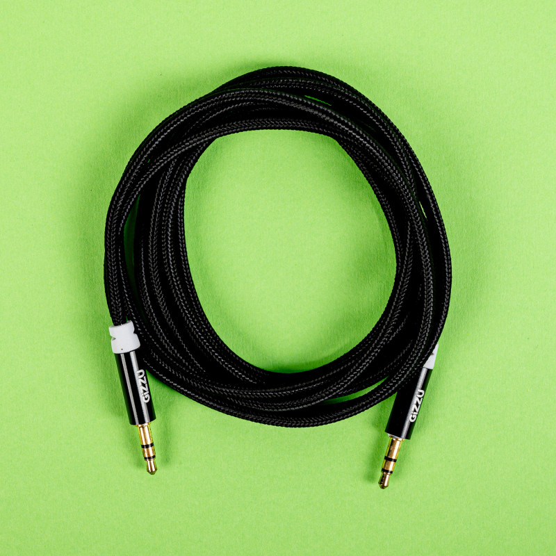Gizzu 3,5mm AUX-Kabel 2m – Schwarz