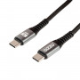 Gizzu USB-C-auf-USB-C-Kabel 60W 480Mbps, 1 m