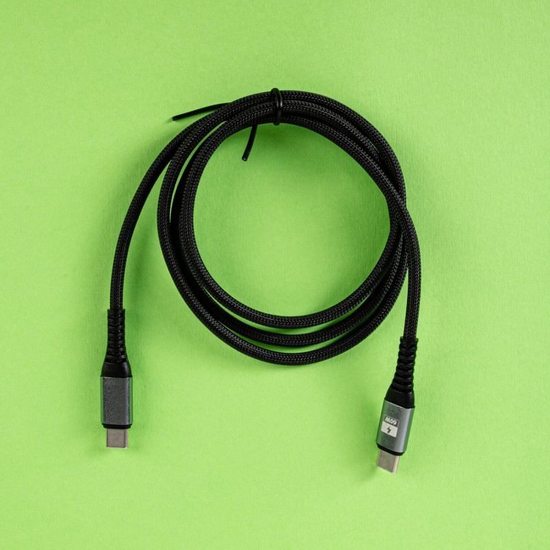 Gizzu USB-C-auf-USB-C-Kabel 60W 480Mbps, 1 m