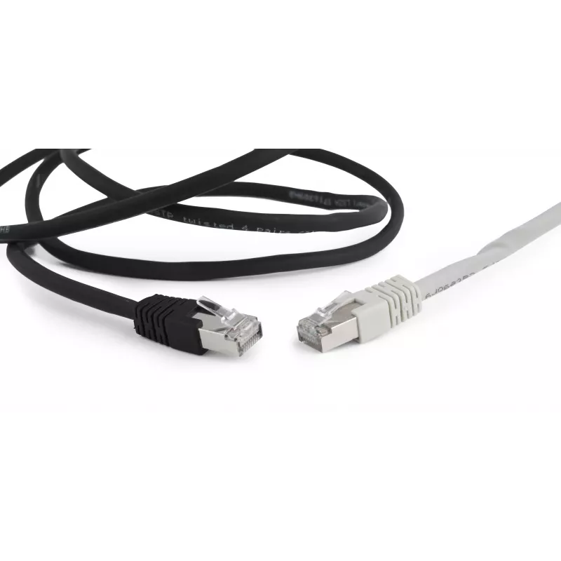 Gembird Cat6a S/FTP Patchkabel RJ45, 2 m, Schwarz, LSZH
