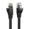 Ugreen Flaches Cat6 U/UTP Patchkabel RJ45, 0,5 m, Schwarz