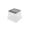 KIS Box Sistemo Organizer 1 7,5 x 7,5 x 5 cm durchsichtig/hellgrau