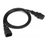Zebra Stromkabel - IEC 60320 C13 auf IEC 60320 C14