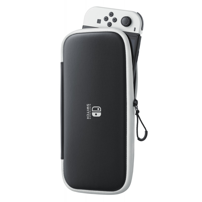 Nintendo Switch Tasche & Displayschutzfolie (schwarz/weiß)