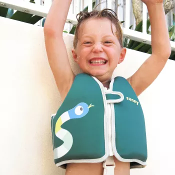 Sunnylife Kinder-Schwimmweste (2-3 Jahre) – Into the Jungle