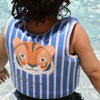 Sunnylife Kinder-Schwimmweste (3-6 Jahre) – Tino der Tiger