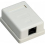 Goobay RJ45-Netzwerkdose, weiß (77632)