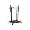 Vogel's Rise 5108 Quickrise motorisierter Bodenständer Lift für 65-86 inch Displays, Schwarz