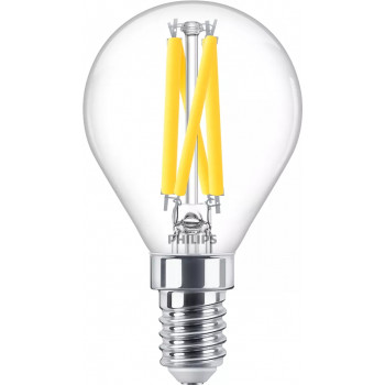 Philips LED classic WarmGlow Lampe 60W E14, Tropfen, klar, dimmbar