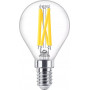 Philips LED classic WarmGlow Lampe 60W E14, Tropfen, klar, dimmbar