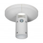 B-Tech SYSTEM V feste Deckenhalterung für 38-mm-Rohre, Weiß (BT5920/W)