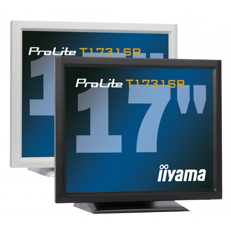 iiyama ProLite T1731SR-W1 17 inch (43,2 cm) resistiver Touch-Monitor, 5:4, 1280x1024, DVI, Weiß