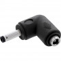 InLine® DC-Adapter, 4,0 x 1,7 mm, Stecker/Buchse, gewinkelt, schwarz