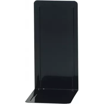 WEDO Registraturstütze (B)140 x (T)120 x (H)240 mm, schwarz aus Metall, kunststoffbeschichtet - 2 Stück