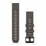 Garmin QuickFit 22 Armband, Pebble Grey Silikon [010-14559-00]