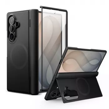 Tech-Protect Kevlar Aura MagSafe Hülle für Galaxy Z Fold 8 Ultra, Schwarz
