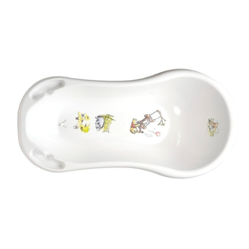 Keeeper Babybadewanne 100cm mit Stöpsel Maria Winnie the Pooh 100x51x29cm weiß