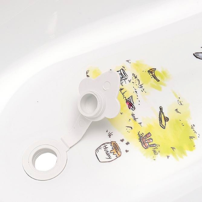 Keeeper Babybadewanne 100cm mit Stöpsel Maria Winnie the Pooh 100x51x29cm weiß