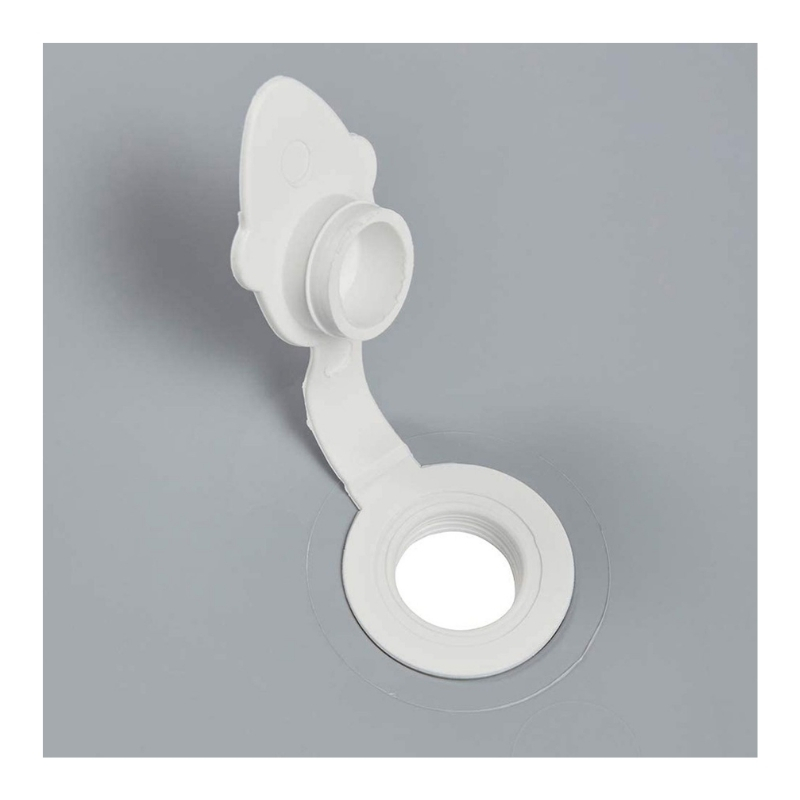 Keeeper Babybadewanne 84cm mit Stöpsel Maria Stars 84x49x29cm grau