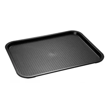 APS Fast-Food-Tablett 350 x 270 mm, Höhe 20 mm, Polypropylen, Schwarz (531)