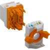 Techly 028573 Keystone-Modul RJ45 UTP Cat6, selbstklemmend, für PoE