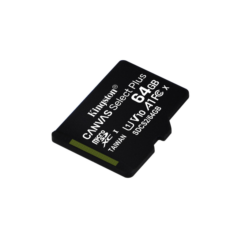 Kingston microSDXC-Speicherkarte 64 GB, UHS-I (SDCS2/64GBSP)