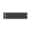 Lanberg Bürstenpanel für 10 inch Rack-Schrank, Schwarz (AK-1104-B)