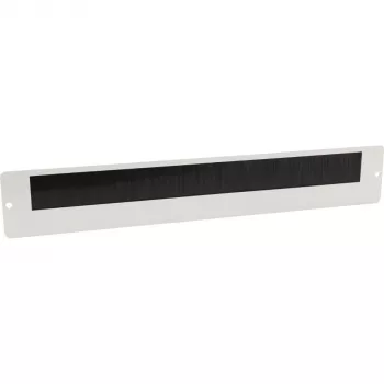 Getfort Bürsten-Kabeldurchführung für Wand-Rackschränke, 340 mm, grau