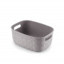 Curver Softex S Korb 4 l, 26,4x19,4x11,1 cm, grau-braun