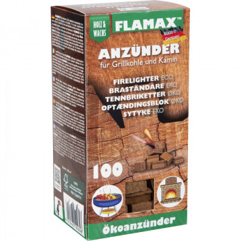 Flamax ökologische Anzündwürfel, 100 Stk.