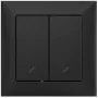VCX WESA LC 05C Doppel-Wechselschalter, Schwarz