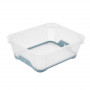 Keeeper Jonas Mini Korb A6 mit Antirutsch, 20x16x7 cm, Transparent/Blau