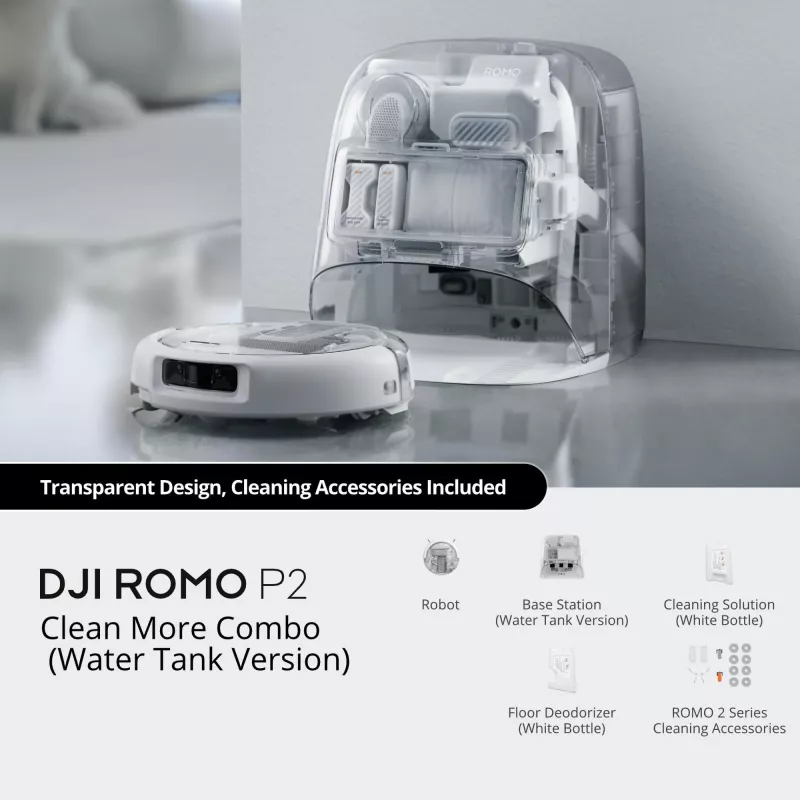 DJI ROMO P2 Clean More Combo Saugroboter