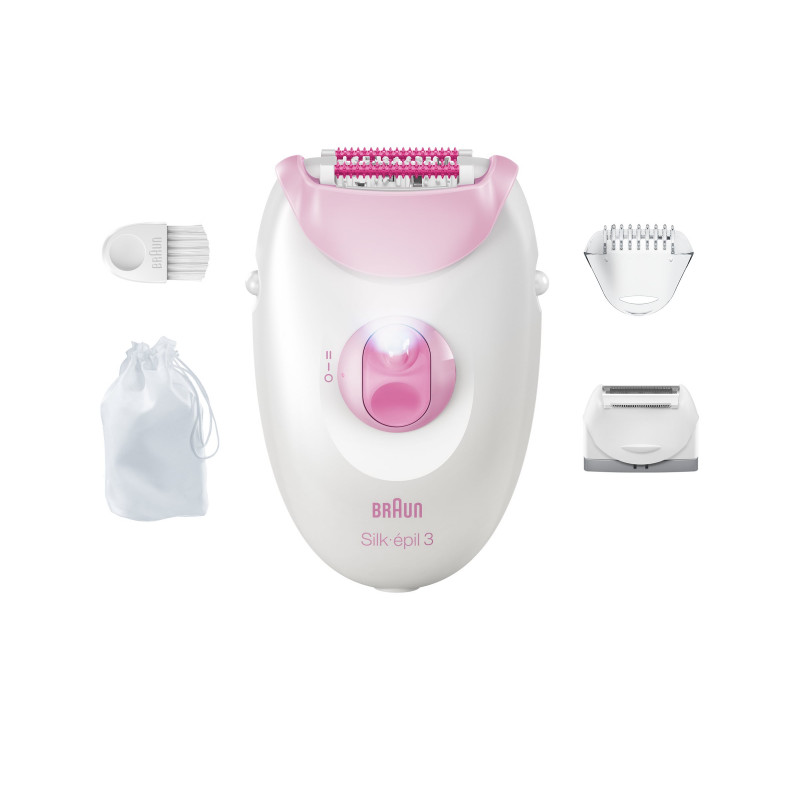 Braun Silk 3 SE3-033 Epilierer mit Zubehör