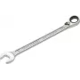 HAZET Kombi-Ratschenschlüssel 606 SW 18mm L.255mm umschaltbare Ringschlüsselseite 15 Grad