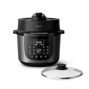 Philips Multifunktionskocher der Serie 3000 mit Deckel, 6 l