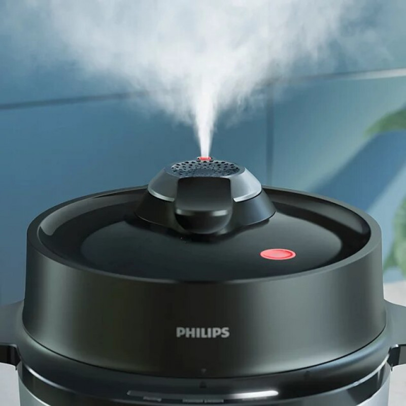 Philips Multifunktionskocher der Serie 3000 mit Deckel, 6 l