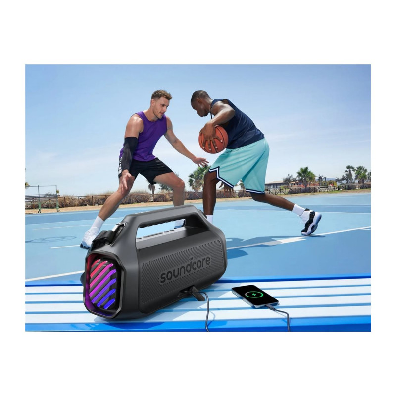 Anker Soundcore Boom 2 Plus A3134 Bluetooth-Lautsprecher, Schwarz