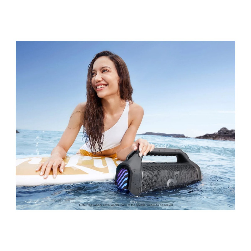 Anker Soundcore Boom 2 Plus A3134 Bluetooth-Lautsprecher, Schwarz