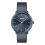 BOSS 1513827 Herren Analog Quarz Uhr, 37 mm, Blau Edelstahl