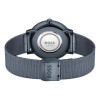 BOSS 1513827 Herren Analog Quarz Uhr, 37 mm, Blau Edelstahl