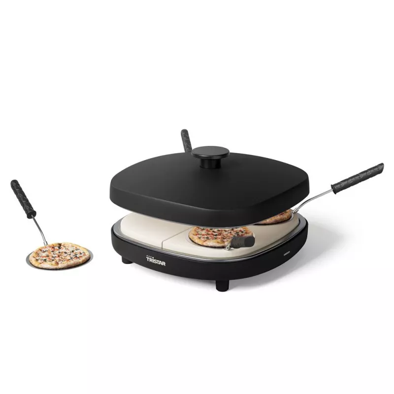 Tristar PZ-9174 Pizzamaker mit Cool-Touch-Gehäuse, Antihaftbeschichtung, Kontrollleuchte