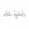 SPAX Terrassenschrauben T25 A2 5x80 100 Stk.